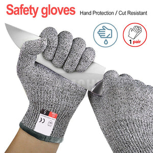 High-strength Grade Level 5 Protection Safety Anti Cut Gloves Kitchen Cut Resistant Gloves for  Fish Meat Cutting Safety Gloves