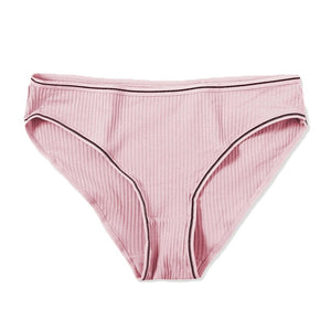 Sexy Women Panties Female Underwear Cotton Briefs Solid 8 Colors Lingerie Underpants for Girls 3D Heart Striped Cotton Pantys