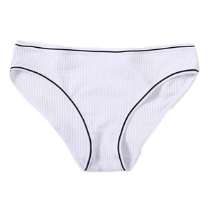 Sexy Women Panties Female Underwear Cotton Briefs Solid 8 Colors Lingerie Underpants for Girls 3D Heart Striped Cotton Pantys