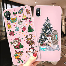 Load image into Gallery viewer, Lovebay Christmas Santa Claus For iPhone 11 Phone Case For iPhone 7 8 6 6s Plus X XR XS Max 11 Pro 5 5s SE Silicone Back Cover