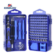 Load image into Gallery viewer, KINDLOV Phone Repair Tools Kit Screwdriver Set Precision 115 In 1 Magnetic Torx Hex Bit Screw Driver Bits Insulated Multitools