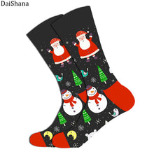 Load image into Gallery viewer, DaiShana Cotton Christmas Socks Unisex New Arrival Autumn Winter New Year Santa Claus Christmas Tree Snow Elk Gift Happy Socks