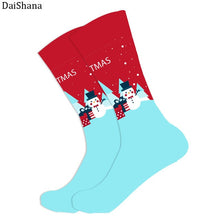 Load image into Gallery viewer, DaiShana Cotton Christmas Socks Unisex New Arrival Autumn Winter New Year Santa Claus Christmas Tree Snow Elk Gift Happy Socks