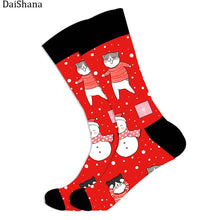 Load image into Gallery viewer, DaiShana Cotton Christmas Socks Unisex New Arrival Autumn Winter New Year Santa Claus Christmas Tree Snow Elk Gift Happy Socks