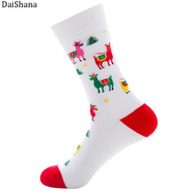 Load image into Gallery viewer, DaiShana Cotton Christmas Socks Unisex New Arrival Autumn Winter New Year Santa Claus Christmas Tree Snow Elk Gift Happy Socks