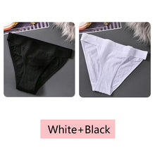 Load image into Gallery viewer, Soft Women Panties M-XL Cotton Panty Sexy Low Rise Underpants Breathable Women Underwear Ladies Bikini Fashion Girls Lingerie