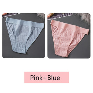 Soft Women Panties M-XL Cotton Panty Sexy Low Rise Underpants Breathable Women Underwear Ladies Bikini Fashion Girls Lingerie