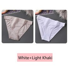 Load image into Gallery viewer, Soft Women Panties M-XL Cotton Panty Sexy Low Rise Underpants Breathable Women Underwear Ladies Bikini Fashion Girls Lingerie