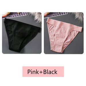 Soft Women Panties M-XL Cotton Panty Sexy Low Rise Underpants Breathable Women Underwear Ladies Bikini Fashion Girls Lingerie