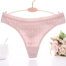 Load image into Gallery viewer, Sexy Women Panties Female Underwear Cotton Briefs Solid 8 Colors Lingerie Underpants for Girls 3D Heart Striped Cotton Pantys