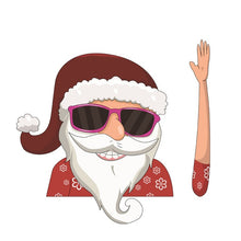 Load image into Gallery viewer, High Quality Christmas Decoration Santa Claus 3D PVC Waving Car Stickers Styling Window Wiper Decals Rear Windshield Decoration