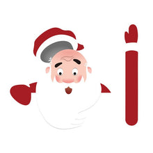 Load image into Gallery viewer, High Quality Christmas Decoration Santa Claus 3D PVC Waving Car Stickers Styling Window Wiper Decals Rear Windshield Decoration