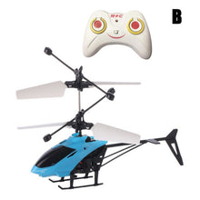 Load image into Gallery viewer, 2019 New Flying Aircraft Sensor Helicopter Induction Glowing Toy for Children Kids Remote Control