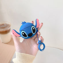 Load image into Gallery viewer, 3D Earphone Case For Airpods Pro Case Silicone Stitch Cat Cartoon Headphone/Earpods Cover For Apple Air pods Pro 3 Case Keychain