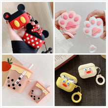 Load image into Gallery viewer, Earphone Case for Airpods Pro Case Cute Silicone Cartoon Headphone/Earpods Case for Apple Air pods 3 Pro Cover Elf ball Keychain