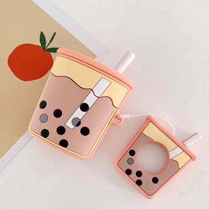 Earphone Case for Airpods Pro Case Cute Silicone Cartoon Headphone/Earpods Case for Apple Air pods 3 Pro Cover Elf ball Keychain