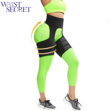 Load image into Gallery viewer, WAIST SECRET Slim Thigh Trimmer Leg Shapers Slender Slimming Belt Neoprene Sweat Shapewear Toned Muscles Band Thigh Slimmer Wrap