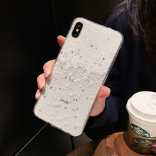 Load image into Gallery viewer, Glitter Christmas Phone Case For iphone 11 Case 6 6S 7 8 Plus X XR XS MAX Case Snowflake phone case Cover TPU Case