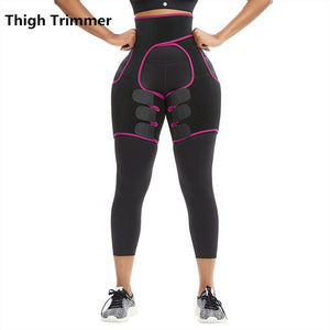 WAIST SECRET Slim Thigh Trimmer Leg Shapers Slender Slimming Belt Neoprene Sweat Shapewear Toned Muscles Band Thigh Slimmer Wrap