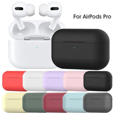 Load image into Gallery viewer, Silicone Case For Airpods Pro Case Wireless Bluetooth for apple airpods pro Case Cover Earphone Case For Air Pods pro 3 Fundas