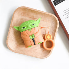 Load image into Gallery viewer, 3D Protect Cover Case For Airpods1 2 Accessories For Apple Airpods Wireless Charging Case Star Wars Master Yoda And Darth Vader