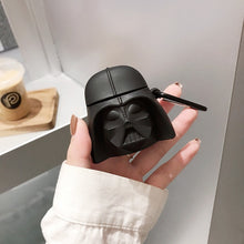 Load image into Gallery viewer, 3D Protect Cover Case For Airpods1 2 Accessories For Apple Airpods Wireless Charging Case Star Wars Master Yoda And Darth Vader