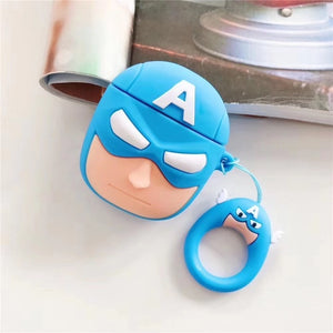 3D Protect Cover Case For Airpods1 2 Accessories For Apple Airpods Wireless Charging Case Star Wars Master Yoda And Darth Vader