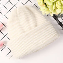 Load image into Gallery viewer, Women Winter Hat Knitted Beanie Hat Cashmere Knitted Hats for Women Cap Winter Autumn Rabbit Fur Ladies Solid Beanies Bonnet